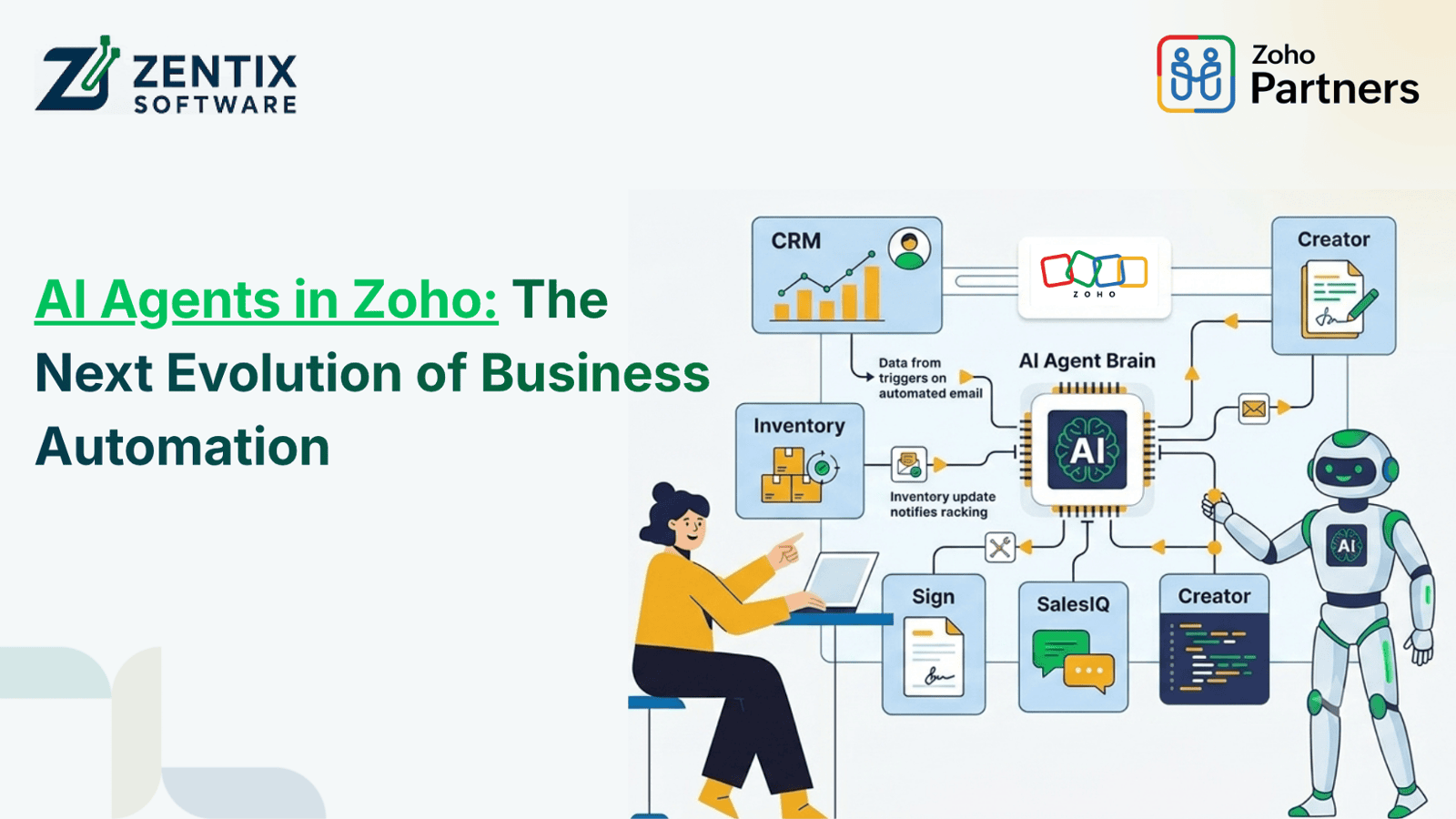 AI Agents in Zoho: The Next Evolution of Business Automation